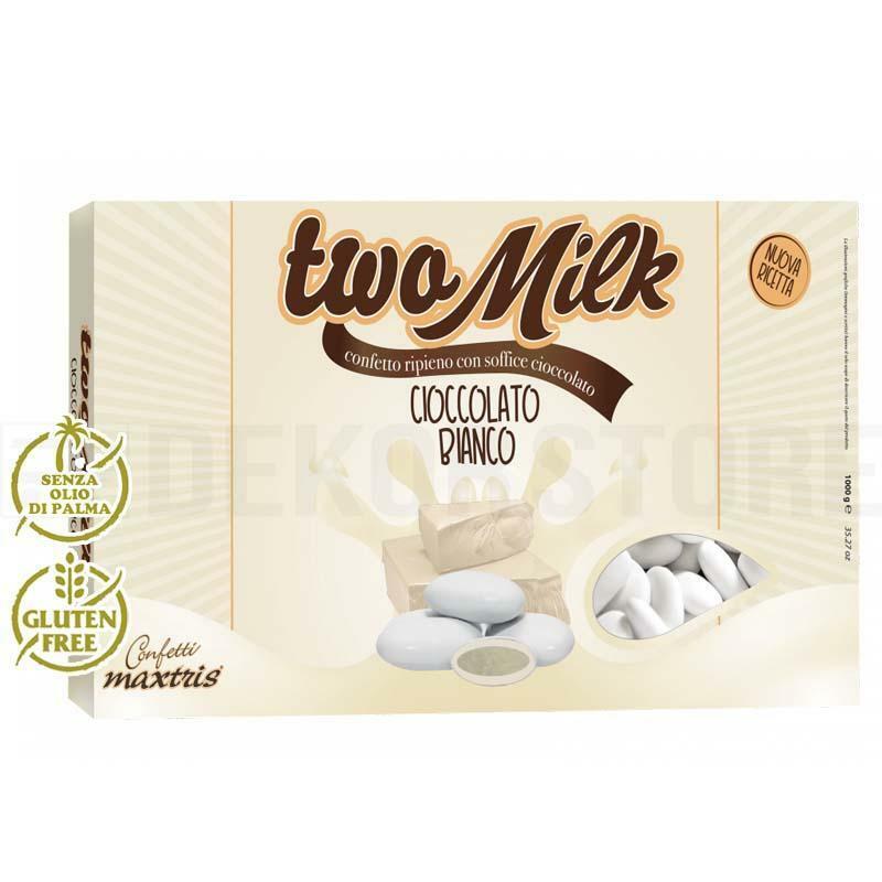 maxtris maxtris cioccolato bianco -  two milk 1kg