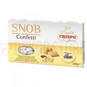 Confetti  cioccolato galak - colore bianco snob 500 gr