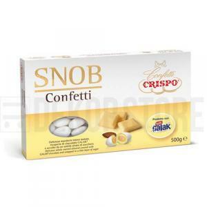 Confetti  cioccolato galak - colore bianco snob 500 gr