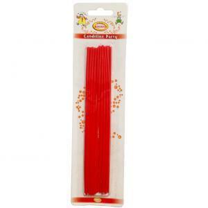 Candeline fili luce rosse - 20 pz