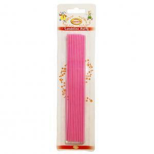 Candeline fili luce rosa - 20 pz