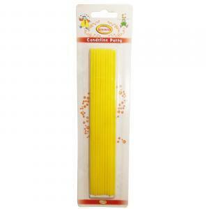 Candeline fili luce gialle - 20 pz