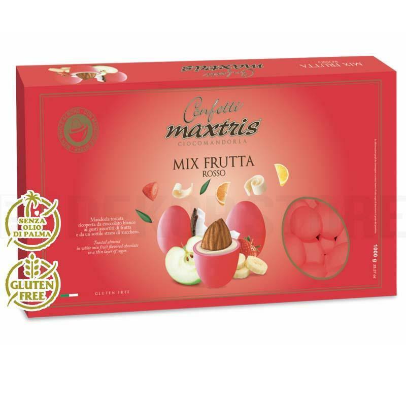 Confetti maxtris frutta in confezione da 1KG rossi