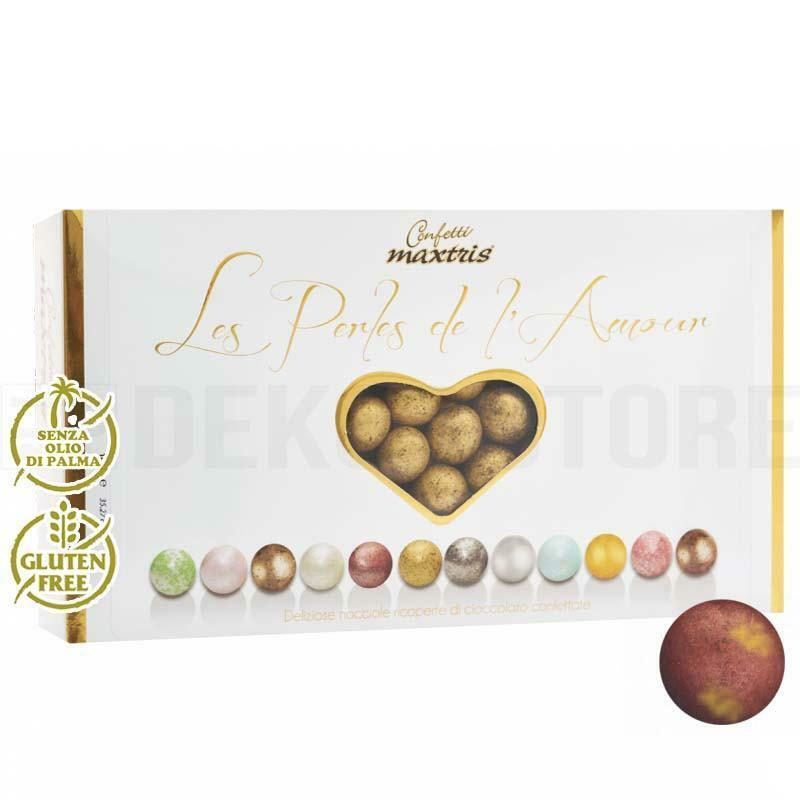 Confetti Maxtris les perles de l'amour oro rosso perlato da 1KG