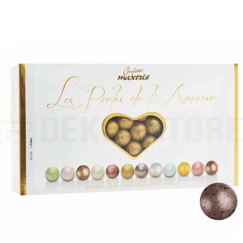 Confetti Maxtris les perles de l'amour marrone antico da 1KG