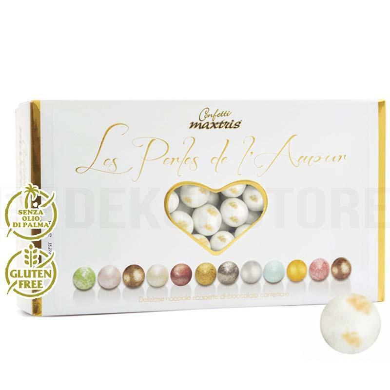 Confetti Maxtris les perles de l'amour oro bianco perlato da 1KG