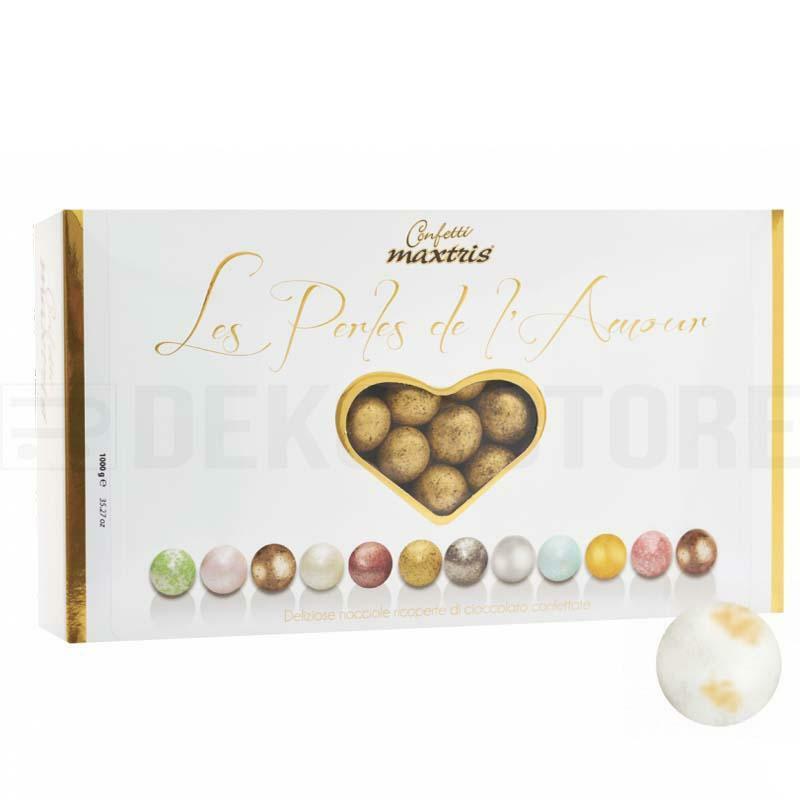 Confetti Maxtris les perles de l'amour oro bianco perlato da 1KG