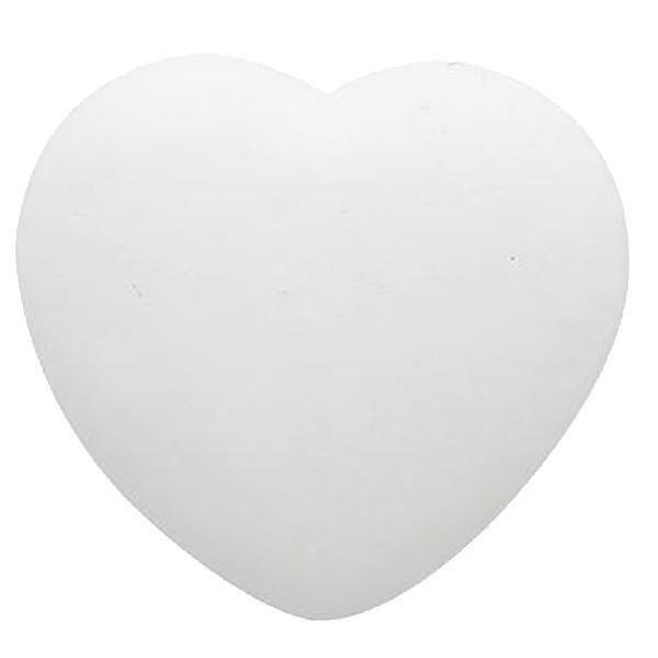 sud time gessetto cuore bianco - 4 x 4 cm