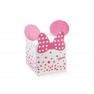 Cubo con fiocco minnie's stars 50x50x50 mm - 5 pz