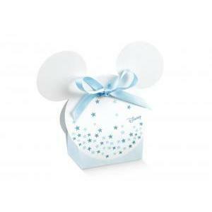 Scatolina a forma di mickey - compatibile con mickey mouse stars 55x40x105 mm - 5 pz