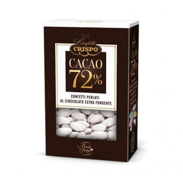 crispo crispo bianco - confetti al cioccolato extra fondente 500 gr