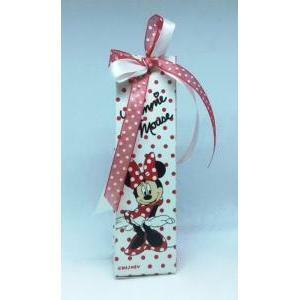 Astuccio a forma di piramide porta confetti minnie mouse - 40x40x140 mm