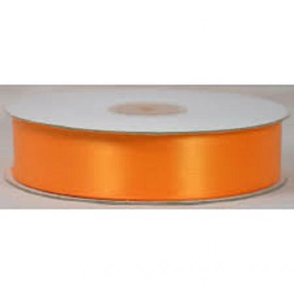 etm doppio raso arancio caldo 25 mm  x 50 mt - satinato