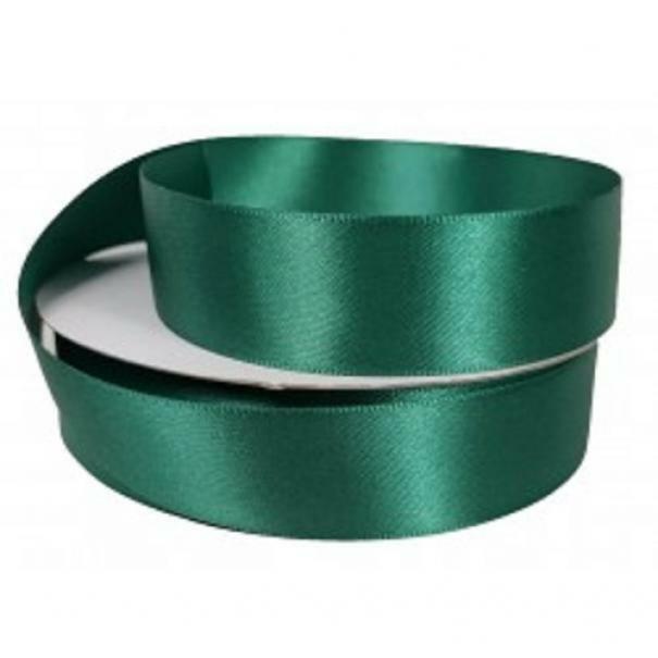  doppio raso verde scuro 25 mm x 50 mt - satinato