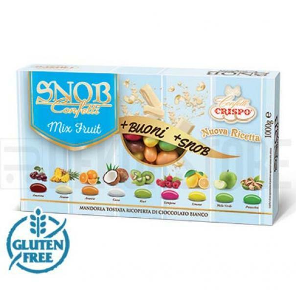 crispo confetti crispo mix fruit - colori assortiti snob 1 kg